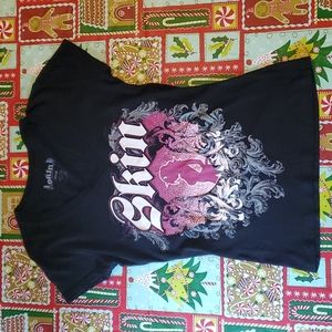 Skin Industries V Neck Shirt Adult Small